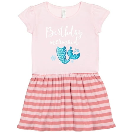

Inktastic Birthday Mermaid Girls Party Gift Toddler Girl Dress