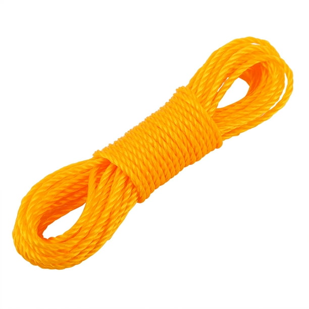 10m Jardinage Jardin Corde Nylon Corde Escalade Corde Traction Corde  Attachant Corde (4 couleurs)(orange) 