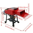 thumbnail image 2 of INTSUPERMAI Silage Forage Chopper Animals Feed Fodder Cutting Corn Straw Chaff Cutter Machine 6 Blades 220V 500-1000KG/H, 2 of 12
