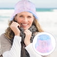 thumbnail image 3 of 2-Pack Trendy Tie-Dye Bucket Hats for Men and Women, Lightweight Fisherman Sun Caps, Outdoor Beach Headwear, 3 of 7