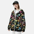 thumbnail image 3 of Lsque Bright Mushrooms UPF 50+ Lightweight Sun Protection Men's Women's Long Sleeve Shirt, Hoodie Performance -XX-Large, 3 of 9
