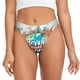 thumbnail image 1 of Balery Travel Around The World Tangas de Algodón para Mujer con Estampado – Ropa Interior Sexy, Transpirable, G-string-X-Small, 1 of 6