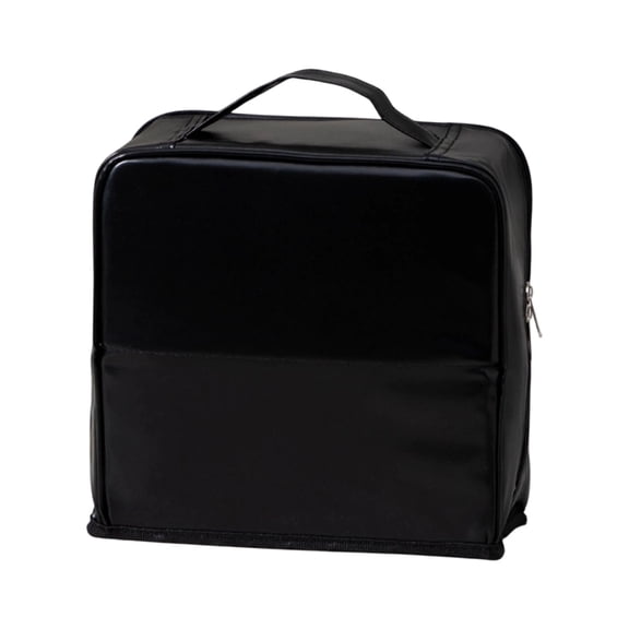 Necvior Portable Cosmetic Case with Mirror, Standing Makeup Organizer