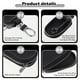 thumbnail image 5 of Qarigey Cartera para llaves compacta negra para hombres y mujeres, bolsa para llaves portátil de amplia compatibilidad para hombres y mujeres Carteras, 5 of 6