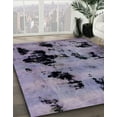 thumbnail image 2 of Ahgly Company Indoor Round Abstract Lavender Purple Abstract Area Rugs, 8' Round, 2 of 6
