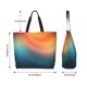 thumbnail image 5 of Fotbe yellow orange and teal Bolsa Tote Estética de Lona con Estampado para Mujer - Bolsa Reutilizable de Hombro Casual para Vacaciones, Compras, Trabajo y Gimnasio, 5 of 8