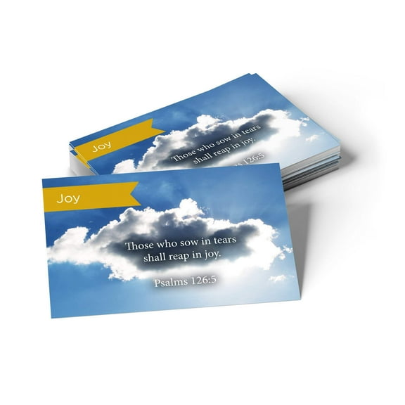 Pass Along Scripture Cards, Joy, Psalms 126:5, Pack 25