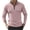 H1257 Pink, variant on Curuila Mens Tshirts Long Sleeve Solid Color Stand Collar Half Zip Pullover For Men Slim Fit Casual Tops Blue Size L