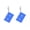 Blue, variant on Fashion Women Candy Color Tape Acrylic Earrings Pendant Stud Dangle Drop Jewelry-Yellow