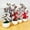 White, variant on Dreamhall 1Pcs Plum Blossom Artificial Silk Flowers Simulation Flower with Plastic Vase Fake Plant Potted Arrangement for Home Wedding Office DIY Living Room Party Garden Decoration Rose Red