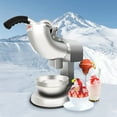 thumbnail image 5 of Ice Crusher Shaver Electric Snow Cone Machine Dual Blades 440lbs/hr Shaved Ice Machine for Home and Commercial Ice Shaver Heavy Duty Silver, 5 of 7