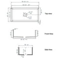 thumbnail image 2 of ALFI Brand Gray Matte Smooth Apron 36" x 18" Single Bowl Fireclay Farm Sink, 2 of 8