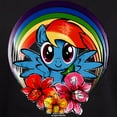 thumbnail image 3 of CafePress - My Little Pony Rainbow Dash Flowers Sweatshirt - Pullover Hoodie, Classic, Comfortable Hooded Sweatshirt, 3 of 4