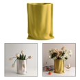 thumbnail image 3 of Contenedor de plantas creativo ligero de lujo florero de cerámica decorativo para el hogar decoración del hogar florero para sala de estar Mostaza amarilla Macarena Jarrón de ceramica, 3 of 7