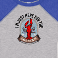thumbnail image 4 of Inktastic Maine Just Here for the Lobster Boys or Girls Baby Bodysuit, 4 of 5