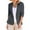 Dark Gray, variant on Womens Casual Blazers Open Front Long Sleeve Notch Lape Dressy Casual with Pockets Linen Tops for Women Stretch Slim Fit Chaquetas De Mujer Elegantes Womens Blazer White S