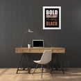 thumbnail image 3 of Lettered and Lined 12x14 White Modern Wood Framed Museum Art Print Titled - Beautifully Black, 3 of 4