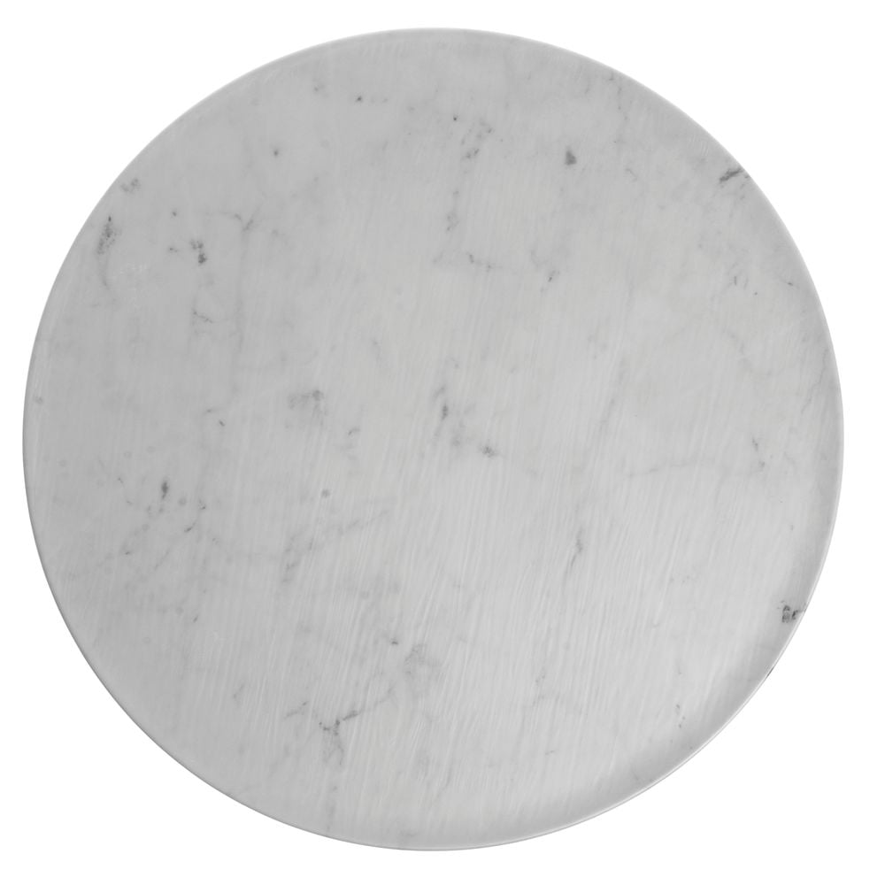 HUBERT® Marble Melamine Replacement Top for Round Riser - 11 1/5'Dia