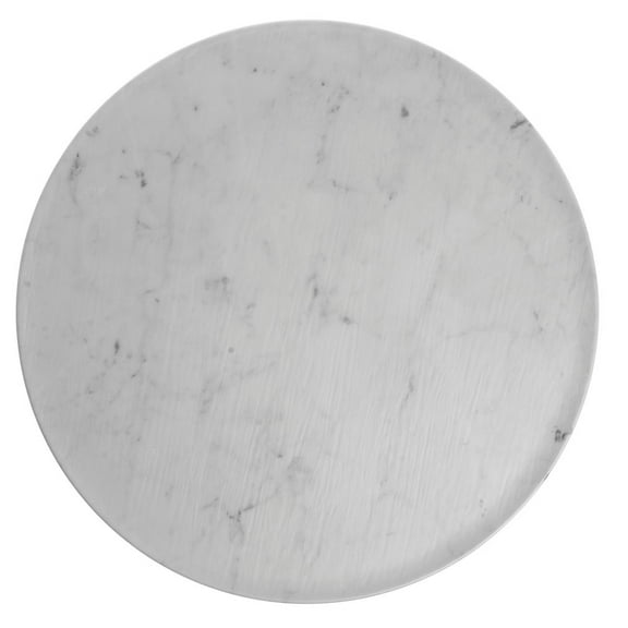 HUBERT® Marble Melamine Replacement Top for Round Riser - 11 1/5"Dia