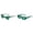 B+E, variant on 2 Pack Shamrocks Glasses St. Patricks Day Sunglasses Irish Eyewear Four Leaf Clovers Design Shades Green Plastic Glasses for Party Props Favors Decorations