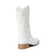 thumbnail image 3 of Botas DREAM PAIRS Vaqueras con Punta Cuadrada y Bordado en Blanco, 3 of 6