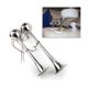thumbnail image 2 of Marine Dual Horn Horn Marine Stainless Steel Electric Horn 18-1/2 Inch 12V Dual/Double Tube Horn Flute Horn, 2 of 5