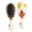 Fall Leaves, variant on Autumn Fall Leaves Pattern Hair Brush,Girls Detangling Hair Brush,Glide Through Tangles with Ease for Wet & Dry Hair