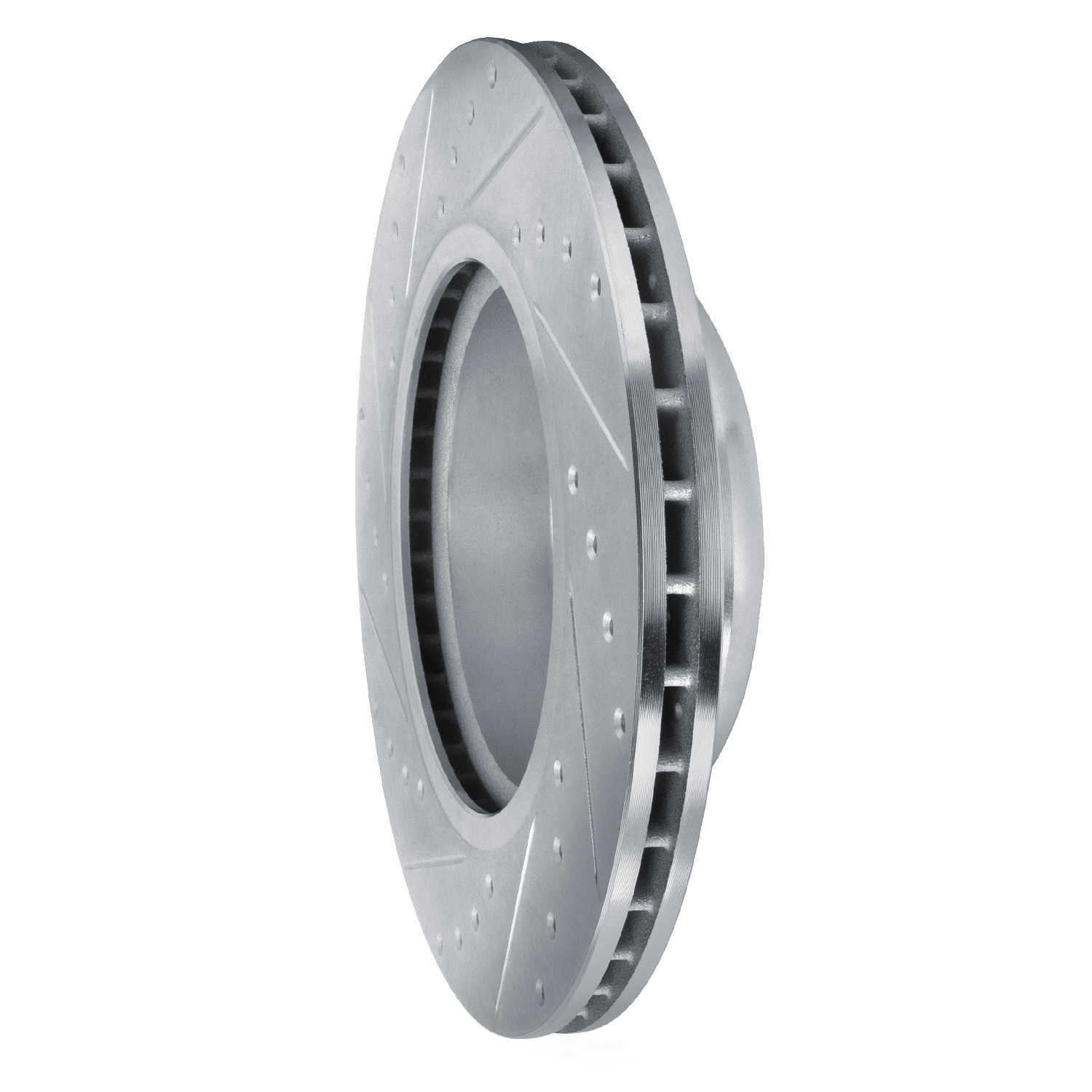Dynamic Friction Company 631-31096R DFC Brake Rotor - Drilled And Slotted - Silver