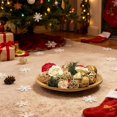 thumbnail image 5 of Christmas Decorative Balls for Bowls,Red Bowl Fillers Vase Filler Wicker Rattan Balls Decorative for Home Decor,Winter Holiday Orbs Spheres Woven Spherical Farmhouse Decor Props(Large), 5 of 11