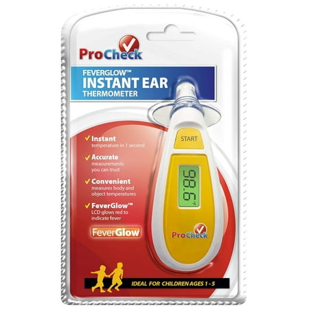 ProCheck Instant Ear Thermometer for Baby, Toddler, and Kid – 1 Second Reading