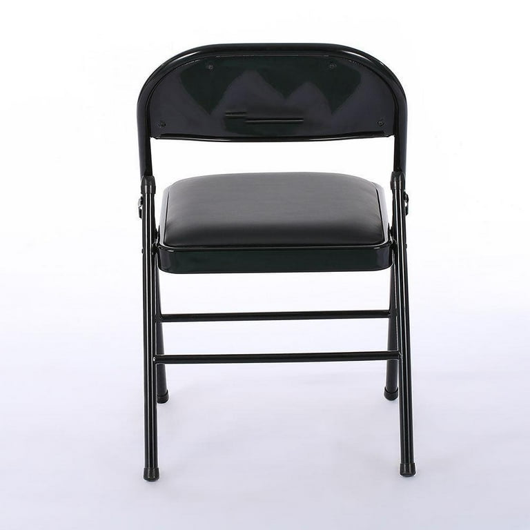Mainstays Black inflexible Folding Fabric Chair