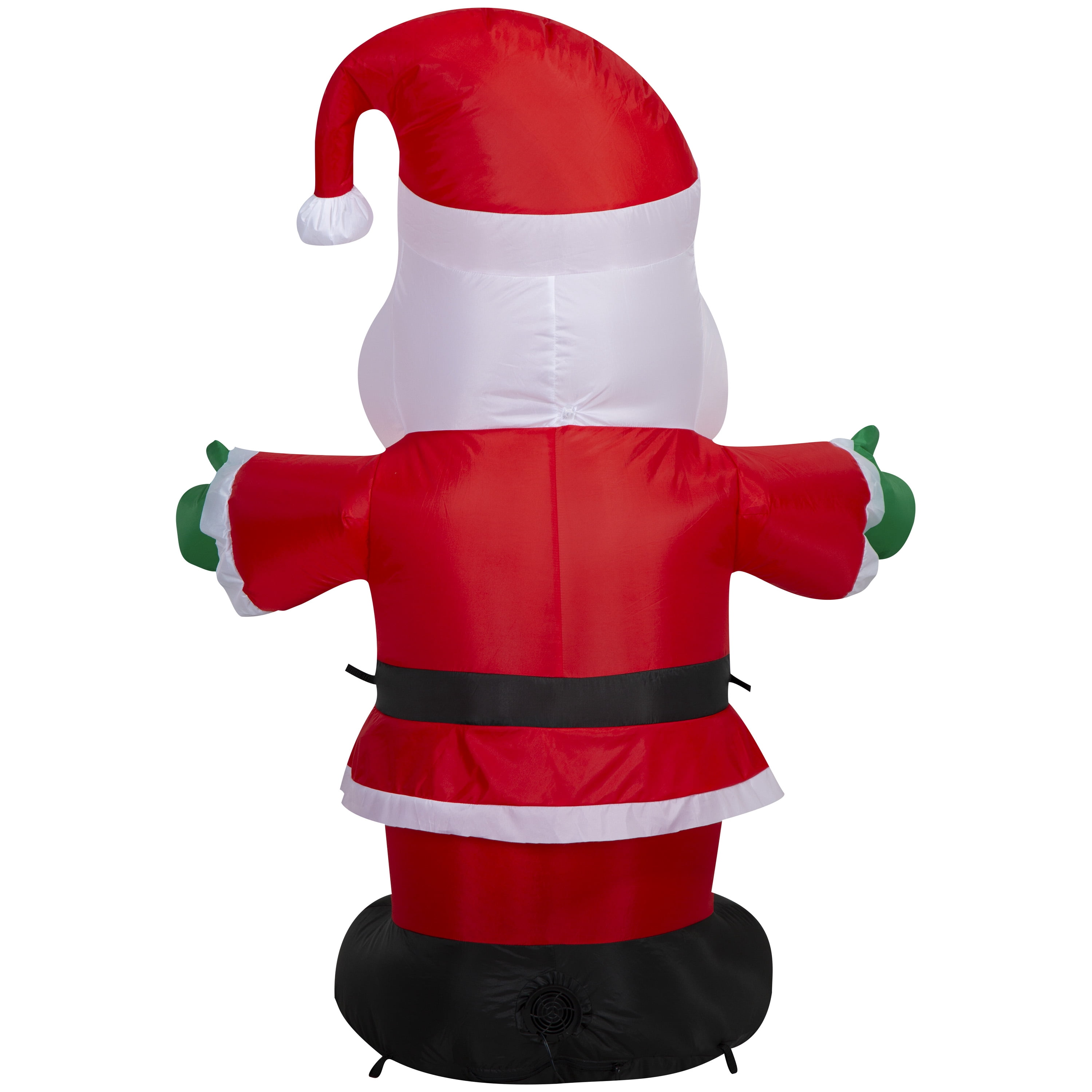4 ft Santa Christmas Airblown Yard Inflatable, Multicolor, by Holiday Time
