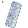thumbnail image 2 of opvise 12Grids/Box Flat Back Nail Art Rhinestone 3D Effect Faux Pearl Style Round Glitters DIY Nail Rhinestones Decoration for Manicure, 2 of 8