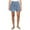 Blue, variant on Seductiva Women's Original Shorts Summer Women's Casual Drawstring Lace Cutout Solid Color Short Pants Workout Comfy 1PC
