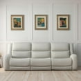 thumbnail image 5 of Gira Manual Recliner Sofa with Contour Armrest, Solid Wood, 88 Inch, Beige, 5 of 8
