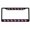 Black/Carbon/Light Pink, variant on Horse Style Metal License Plate Frame Personalized/Car Accessories Car Tag Holder Cover Carbon (Chrome/Carbon/Red)