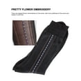 thumbnail image 6 of Spencer Mens Silk Sheer Nylon Dress Socks Ultra Thin Business Striped Socks, 5 Pairs, 6 of 9