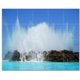 thumbnail image 1 of Waves Ceramic Tile Mural Kitchen Backsplash Bathroom Shower, 401928-S54, 1 of 3
