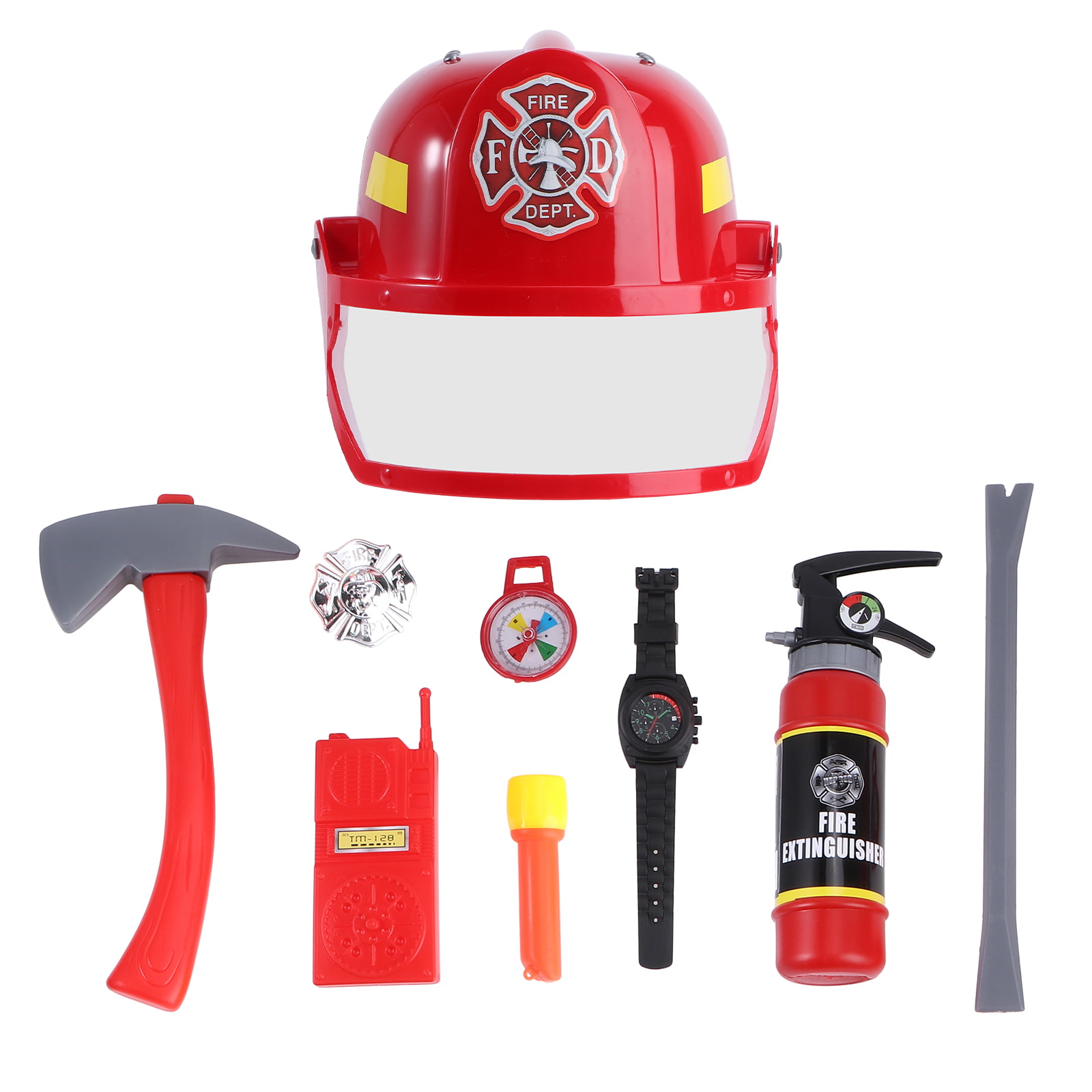 Fireman Gear Play Set for Kids With Helmet And Accessories 