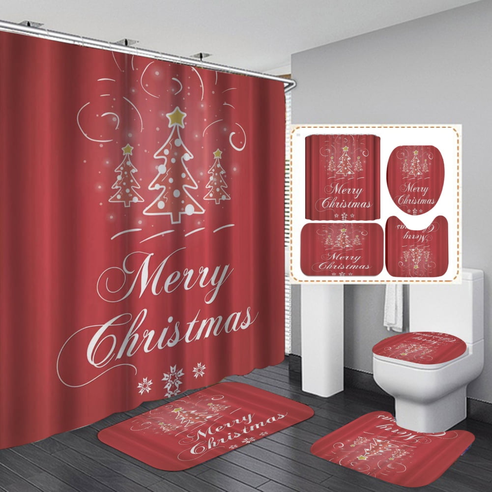 Christmas Bathroom Sets Decorations, Christmas Bathroom Sets Decor