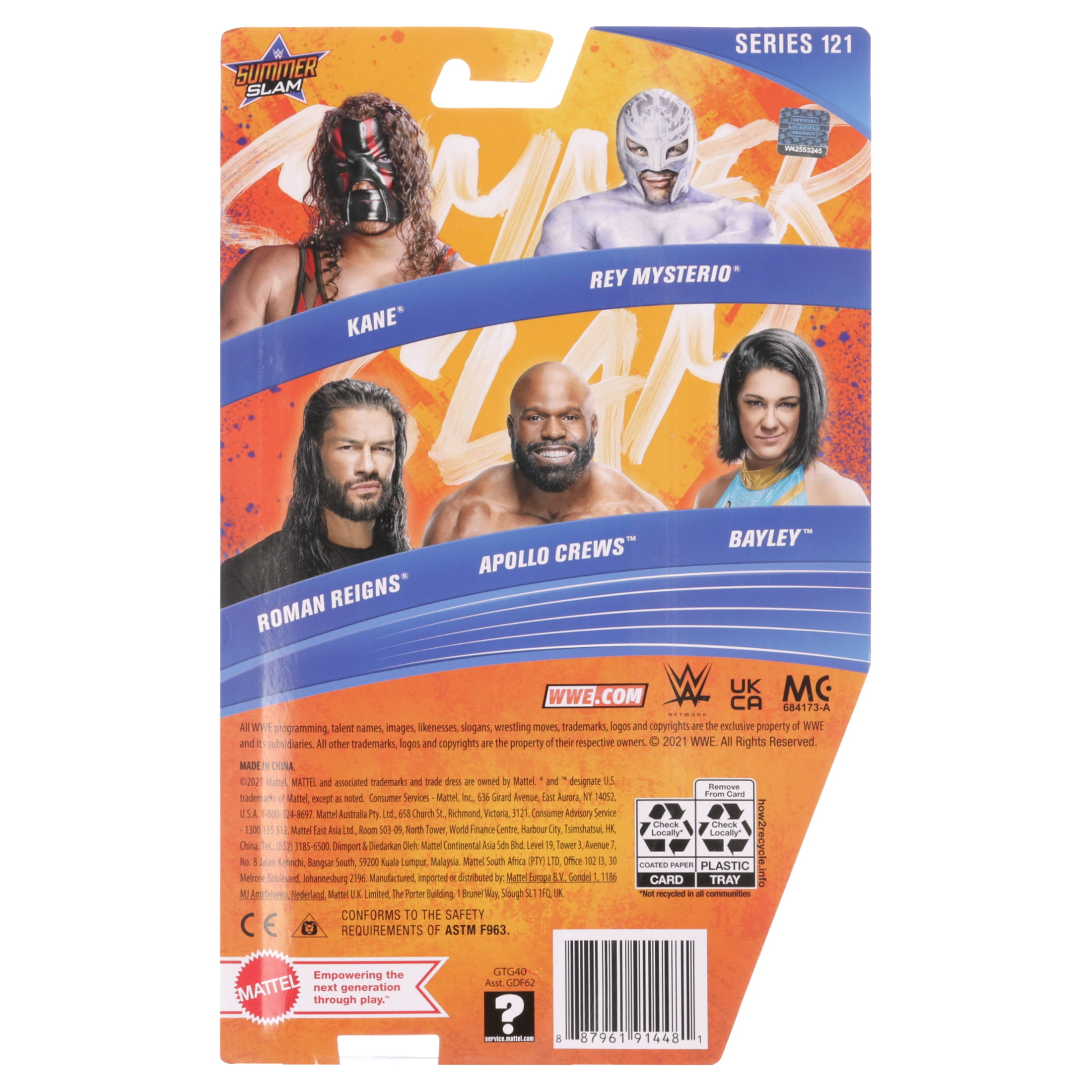WWE Roman Reigns 6 in Action Figure Posable Toy and Collectible For Ages 6 Years Old & Up