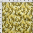 thumbnail image 3 of oneOone Viscose Jersey Olive Green Fabric Florals Sewing Craft Projects Fabric Prints By Yard 60 Inch Wide, 3 of 5