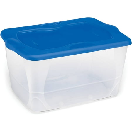 58 Boxes - Homz 58-Quart Clear Storage Box, Set of 8