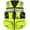 Hi-vis Yellow, variant on Kasa Style High-Visibility Reflective Safety Vest with 3M, Multi-Pocket, Unisex Design - Durable Workwear for Men and Women, Ideal for Construction Workers & Outdoor Safety (Yellow, 2X-Large)