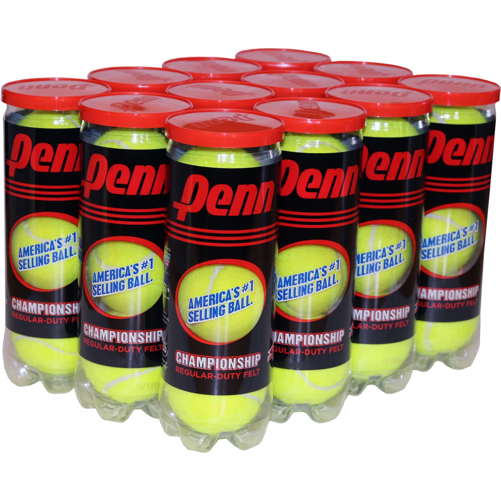 Penn Championship Extra Duty Felt USTA League Official Tennis Balls 2pk/6 Balls 