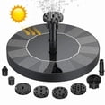 thumbnail image 1 of Round Solar Powered Fountain Stylish Landscape Decorative Prop For Balcony Patios F R_Perfect Gift, 1 of 5