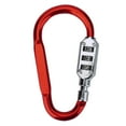 thumbnail image 6 of 3 Pack Combination Lock Carabiner 3 Dial Digit Luggage Travel Baggage Backpack, 6 of 6
