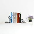 thumbnail image 3 of Handmadetneonsign Custom Girl Metal Bookends, Girl Reding Book Bookend, Modern Bookends, Shelf Decor 69493, 3 of 5