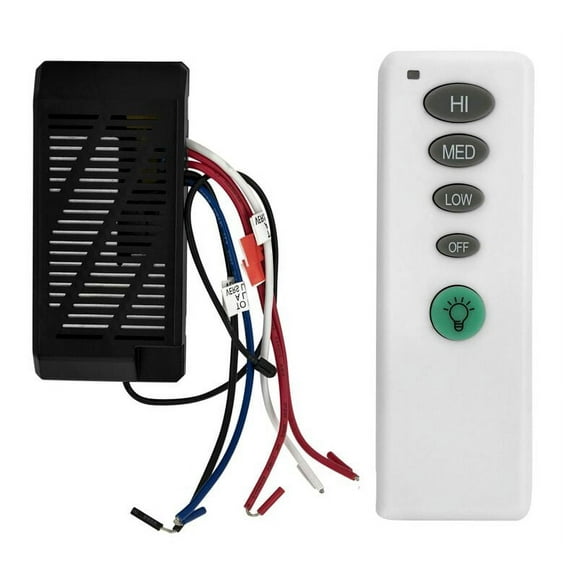 Lightingindoors Universal Ceiling Fan Remote Control Kit for Both Tungsten and CFL Lighting System