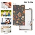 thumbnail image 6 of Yayeee 100% Cotton Hand Towels for Bathroom 16" x 28" Soft Absorbent Kitchen Towel, Dark Floral Pattern, 6 of 7